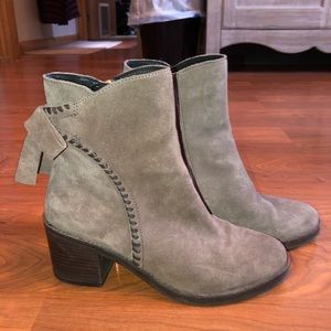 Ugg suede heel booties